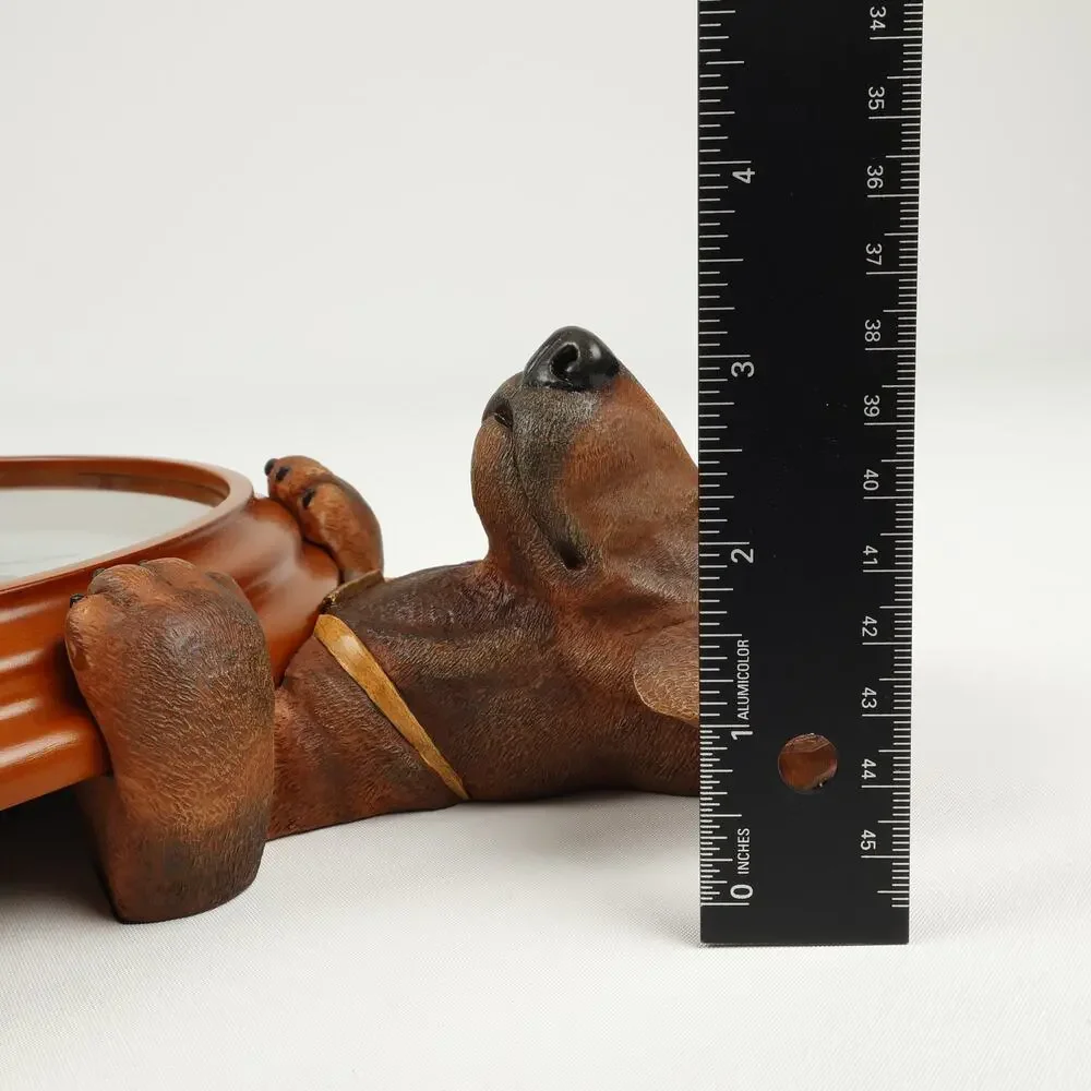 Bradford Exchange Dachshund Tail Waggin Tim Collector's Clock Linda Picken